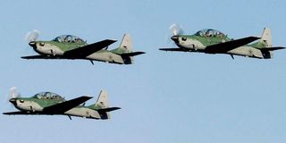 Three Super Tucano Jets