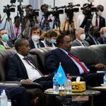 Foreign mission representatives and Somali state officials