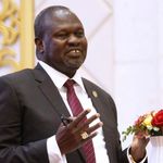 South Sudan's First Vice President Riek Machar. 
