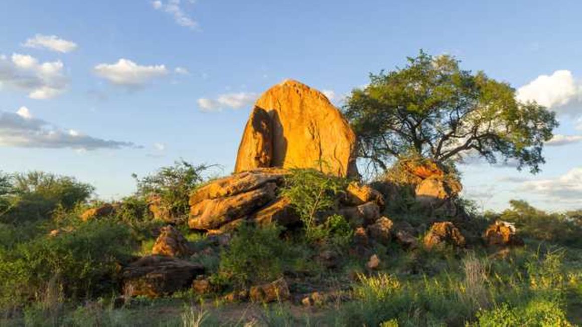 A Kopje in the Meru National Park Kenya