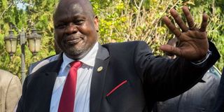 South Sudan’s First Vice President Riek Machar