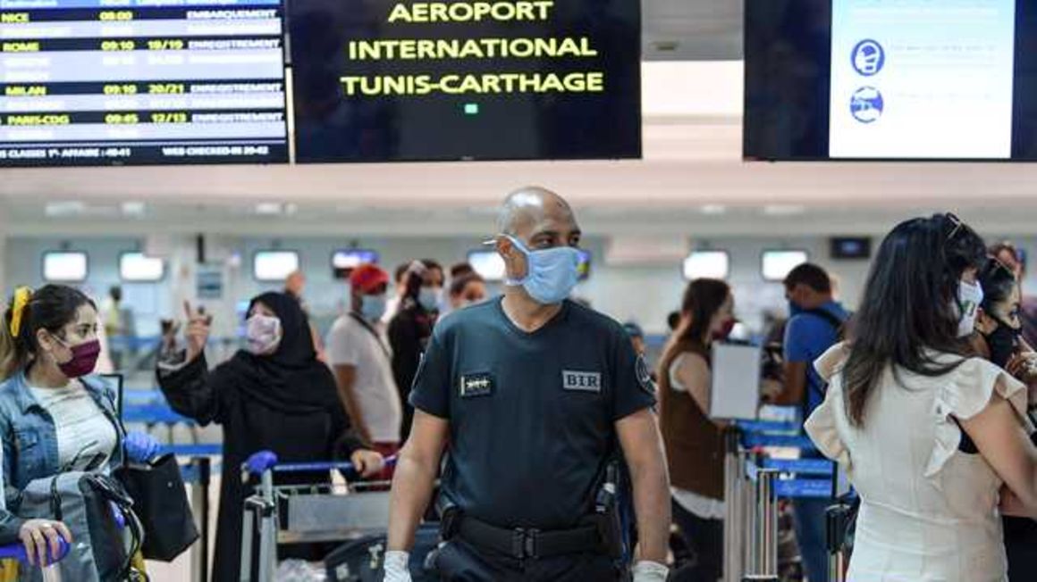 The Tunis-Carthage International Airport in the Tunisian capital.