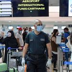 The Tunis-Carthage International Airport in the Tunisian capital.