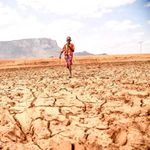 The parched landscape at Lerata, Samburu