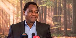 Zambia's President-elect Hakainde Hichilema.