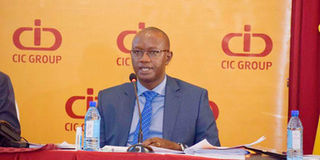 CIC Group chief executive Patrick Nyaga