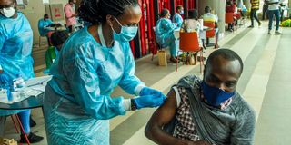 Covid vaccine Rwanda.