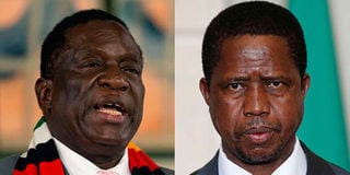 Mnangagwa and Edger Lungu