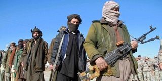 Afghan Taliban fighters