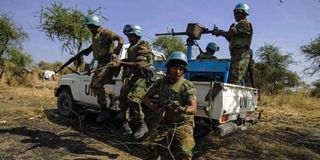 Peacekeeping troops 