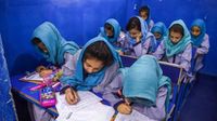 Afghan schoolgirls