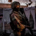 A South African National Defence Forces soldier