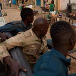 South Sudan National Police Service officers