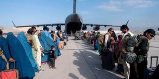 Afghanistan evacuation.