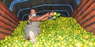 A Kenyan trader 
