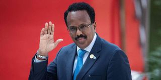Somalia's President Mohamed Abdullahi Mohamed Farmaajo.
