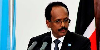 Somali President Mohamed Farmaajo.