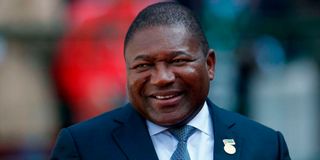 Mozambique's President Filipe Nyusi