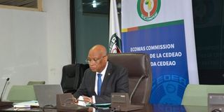 Ecowas Commission president Jean-Claude Kassi Brou.