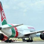 A Kenya Airways plane.