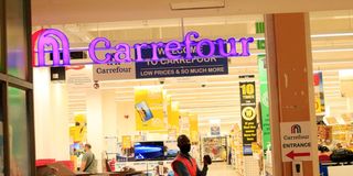 Carrefour store, Uganda.