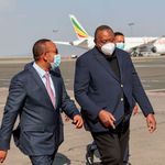 Ethiopian Prime Minister Abiy Ahmed and Kenyan President Uhuru Kenyatta