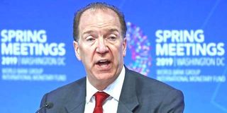 World Bank President David Malpass.