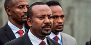 Ethiopian Prime Minister Abiy Ahmed in Addis Ababa on June 13, 2021.