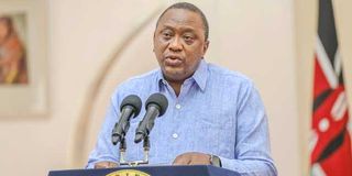 Kenyan President Uhuru Kenyatta 