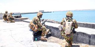 Kenyan troops