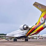 Uganda Airlines Bombardier CRJ900 aircraft