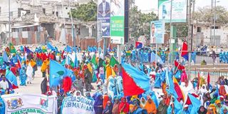 Somali  protesters
