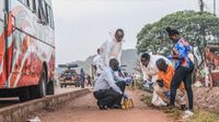 Ugandan police officers