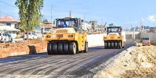 Road construction 