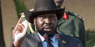 South Sudan's President Salva Kiir.