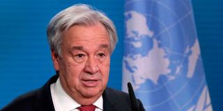UN Secretary-General Antonio Guterres