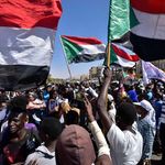 Sudan protest.