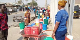 Dar es Salaam water shortage.