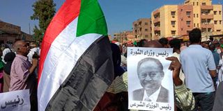 Sudan protest.