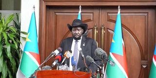 South Sudan President Salva Kiir.