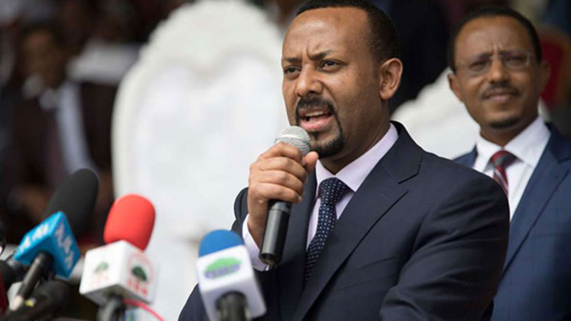 Ethiopia's Prime Minister Abiy Ahmed.