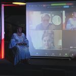 Dr. Agnes Binagwaho (left) joins other guest panelists in a discussion session during the 2021 Hamwe Festival.