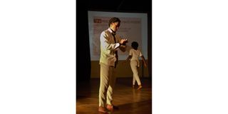 A contemporary dance performance during the 2021 Hamwe Festival.