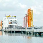The new oil terminal at Kipevu. 