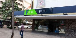 KCB Bank branch in Kenya.