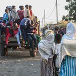 Ethiopians fleeing intense fighting in their homeland of Tigray. 