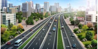 An artist’s impression of the Nairobi-Mau Summit Highway that will be subject to state tolling.