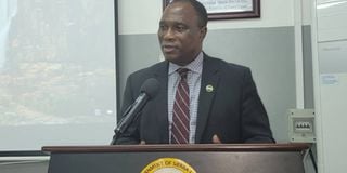 Sierra Leone's Minister of Planning, Dr Francis Kai Kai