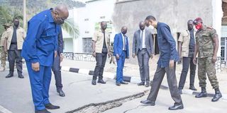 Rwandan President Paul Kagame and DRC President Félix Tshisekedi