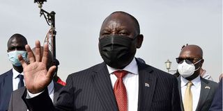 South African President Cyril Ramaphosa.